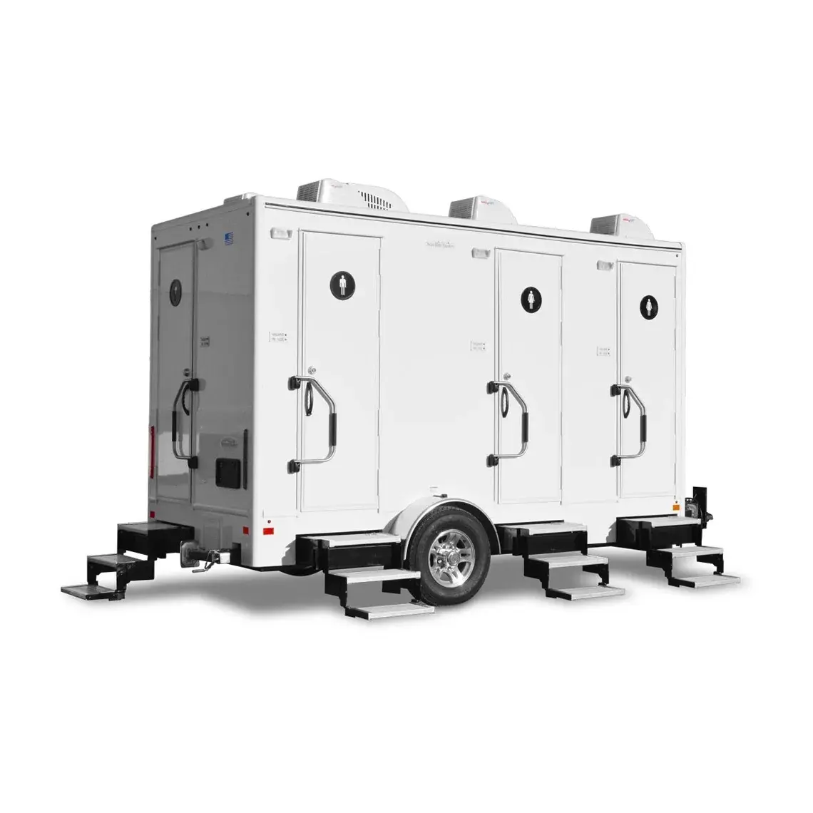 Luxury restroom trailer