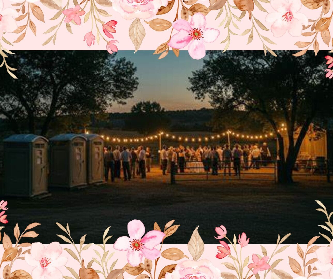 Portable Toilets for Wedding Events — RHC SITE SERVICES