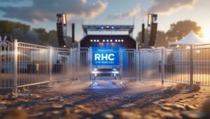 Guide to Temporary Fencing for Wedding Parties 1 temporary fencing at wedding