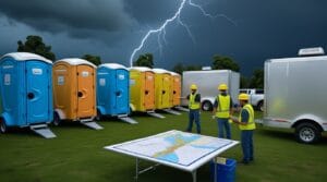 Plan Ahead: Mobile Toilets & Trailers for Storms
