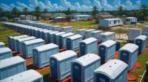 fast hurricane recovery, portable toilets, restroom trailers, temporary fencing, emergency rentals, disaster relief services, site support after storms, hurricane cleanup equipment, mobile sanitation, RHC Site Services