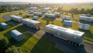 Mastering Event Logistics: Coordinating Delivery of Sanitation, Fencing, and Office Trailers 1 Mastering Event Logistics Coordinating Delivery of Sanitation, Fencing, and Office Trailers