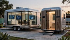 When to Use Office Trailers vs. Restroom Trailers