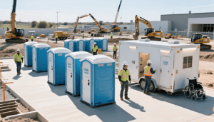 Portable Restroom Facilities: Essential Infrastructure for Large Construction Projects 1 Portable Restroom Facilities Essential Infrastructure for Large Construction Projects